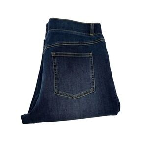 Betabrand Denim Blue Jean Denim Leggings Style W1536-DVI SZ L Petite